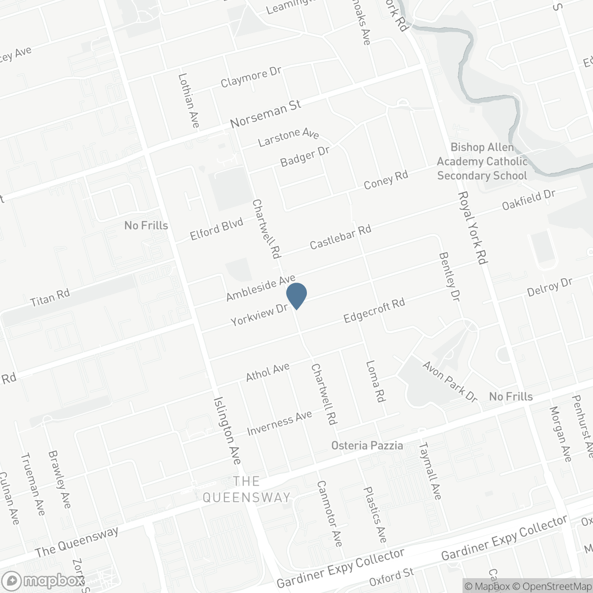 94 YORKVIEW DRIVE, Toronto, Ontario M8Z 2G2